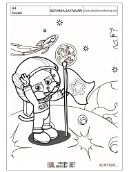 Astranot boyama sayfaları